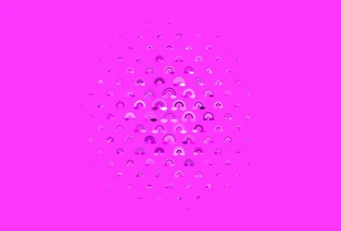 Light Pink vector texture with rainbows, clouds. イラスト素材