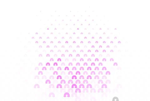 Light Pink vector texture with rainbows, clouds. 스톡 일러스트