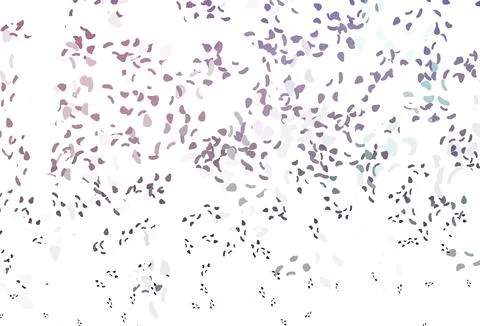 Light pink vector texture with random forms. Stock Illustration