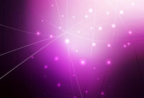 Light Pink vector texture with triangles and circles. Stock Illustration