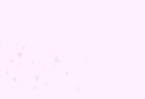 Light Pink vector texture with triangular style with circles. Stock Illustration
