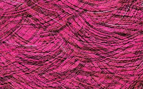 Light Pink vector texture with wry lines. Stock Illustration