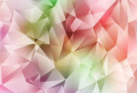 Light Pink, Yellow vector abstract mosaic pattern. Stockillustratie