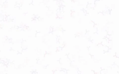 Light Pink, Yellow vector backdrop with artificial intelligence data. Stock Illustration