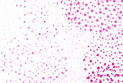 Light Pink, Yellow vector backdrop with dots. Stock Illustration