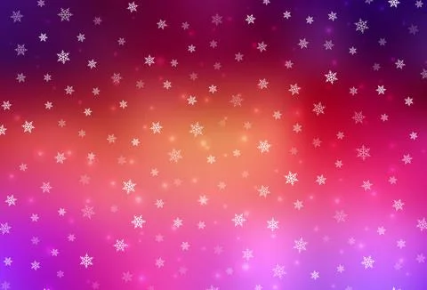 Light Pink, Yellow vector backdrop in holiday style. Stock Illustration