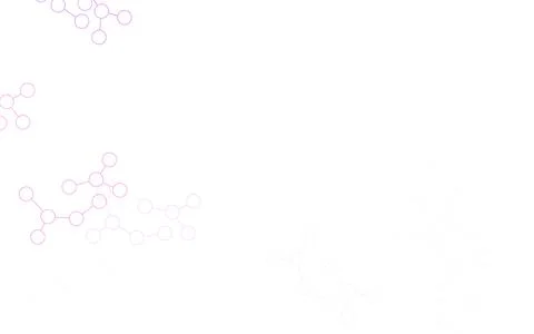 Light Pink, Yellow vector backdrop with artificial intelligence data. 스톡 일러스트