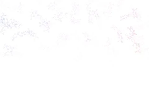 Light Pink, Yellow vector backdrop with artificial intelligence data. Stockillustratie