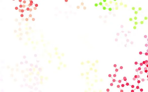 Light Pink, Yellow vector backdrop with artificial intelligence data. Stock Illustration