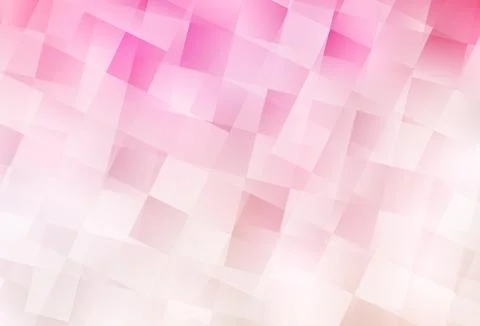 Light Pink, Yellow vector backdrop with rhombus. Stock Illustration