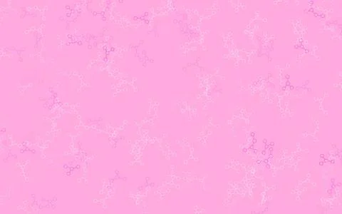 Light Pink, Yellow vector background with forms of artificial intelligence. Stock Illustration