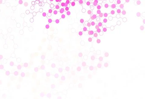 Light Pink, Yellow vector background with forms of artificial intelligence. イラスト素材