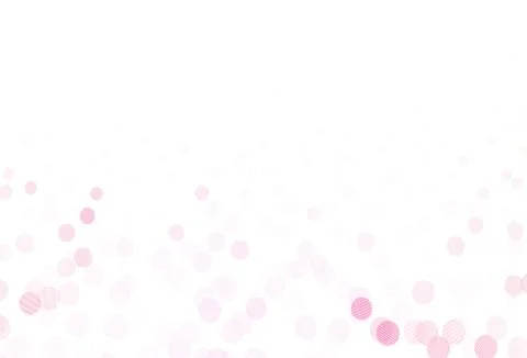 Light Pink, Yellow vector background with bubbles. Illustrazione stock