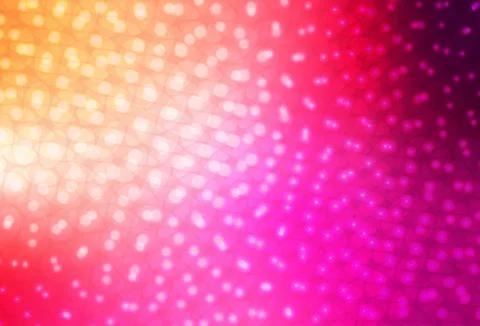 Light Pink, Yellow vector background with bubbles. 스톡 일러스트