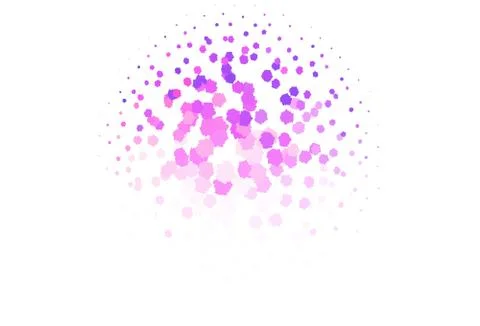 Light Pink, Yellow vector background with abstract shapes. Stock Illustration