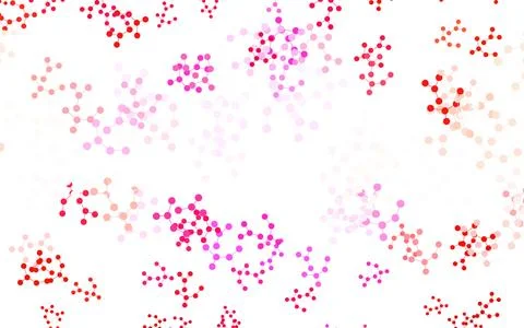 Light Pink, Yellow vector background with forms of artificial intelligence. Illustrazione stock