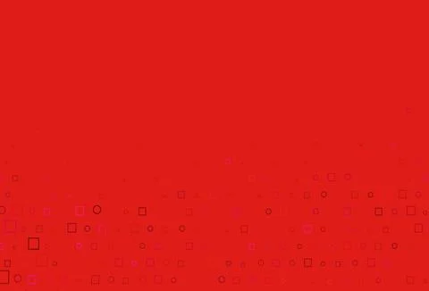 Light Pink, Yellow vector background with circles, rectangles. Stock Illustration