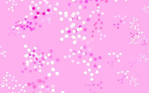 Light Pink, Yellow vector background with forms of artificial intelligence. イラスト素材