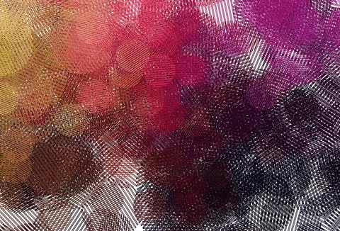 Light Pink, Yellow vector background with bubbles. Stock Illustration