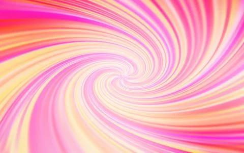 Light Pink, Yellow vector blurred shine abstract template. Stock Illustration