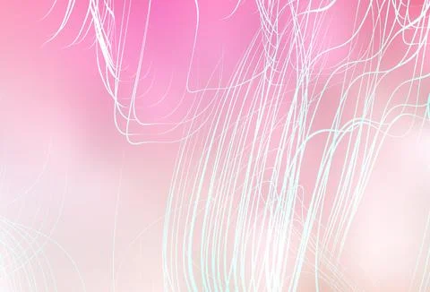 Light Pink, Yellow vector blurred and colored pattern. Stockillustratie