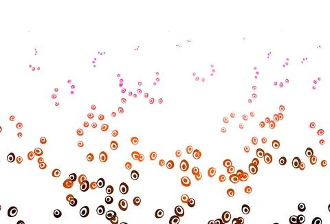Light Pink, Yellow vector cover with spots. Stockillustratie