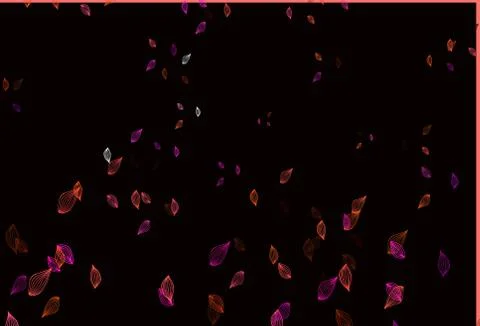 Light Pink, Yellow vector doodle pattern. Illustrazione stock