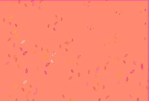 Light Pink, Yellow vector doodle pattern. 스톡 일러스트