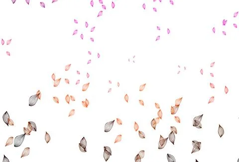 Light Pink, Yellow vector doodle pattern. Illustrazione stock