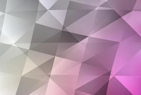 Light Pink, Yellow vector gradient triangles pattern. イラスト素材