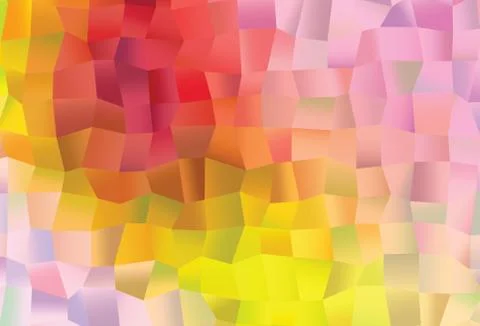 Light Pink, Yellow vector layout with rectangles, squares. Illustrazione stock