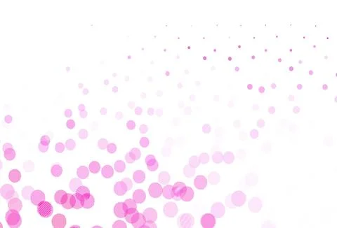 Light Pink, Yellow vector layout with circle shapes. Stock Illustration