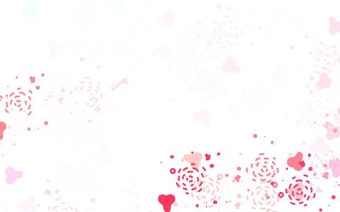 Light Pink, Yellow vector pattern with random forms. 库存插图