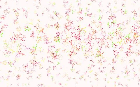 Light Pink, Yellow vector pattern with artificial intelligence network. Illustrazione stock