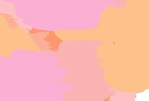 Light Pink, Yellow vector pattern with random forms. Illustrazione stock
