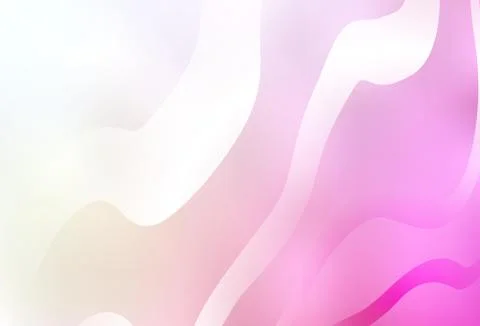 Light Pink, Yellow vector pattern with bent lines. Stock Illustration