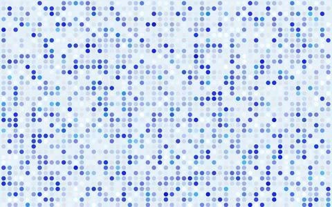 Light Pink, Yellow vector pattern with colored spheres. Geometric sample of r Illustrazione stock