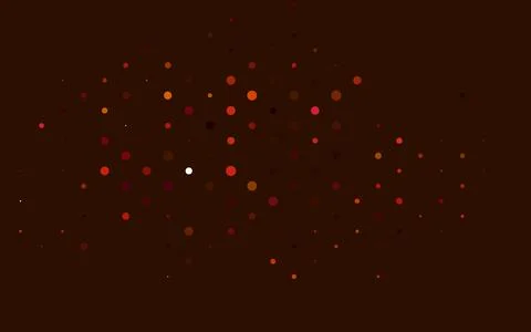 Light Pink, Yellow vector pattern with spheres. Stock Illustration