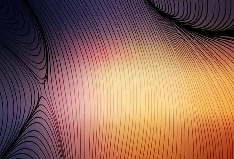 Light Pink, Yellow vector pattern with lines. イラスト素材