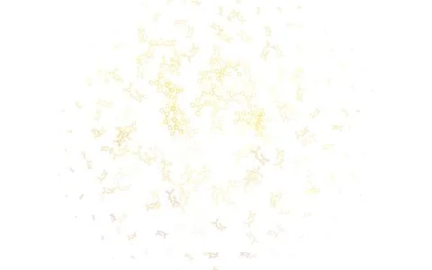 Light Pink, Yellow vector pattern with artificial intelligence network. Stock Illustration