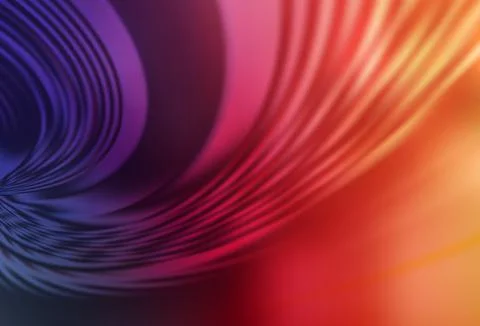 Light Pink, Yellow vector pattern with bent lines. A sample with colorful lin イラスト素材