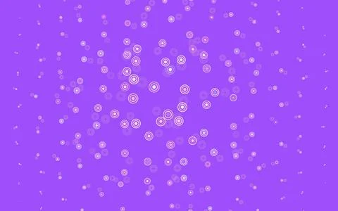 Light Pink, Yellow vector pattern with spheres. 스톡 일러스트