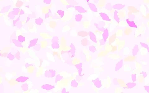 Light Pink, Yellow vector pattern with random forms. Illustrazione stock