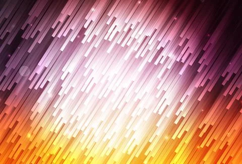 Light Pink, Yellow vector pattern with sharp lines. Illustrazione stock