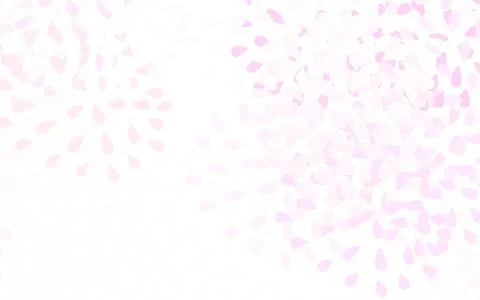 Light Pink, Yellow vector pattern with random forms. Stock Illustration