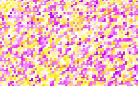 Light Pink, Yellow vector pattern in square style. 库存插图