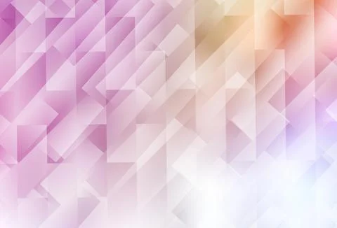 Light Pink, Yellow vector pattern in square style. Stockillustratie