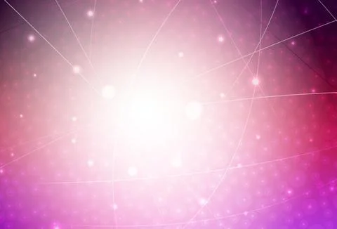 Light Pink, Yellow vector pattern with sharp lines. Stock Illustration