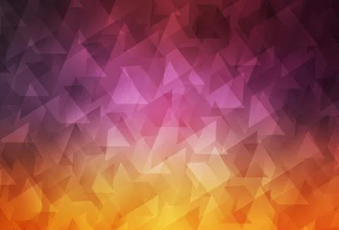 Light Pink, Yellow vector pattern in square style. Illustrazione stock