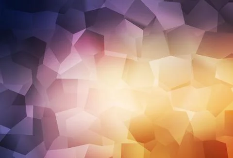 Light Pink, Yellow vector pattern with random forms. Illustrazione stock